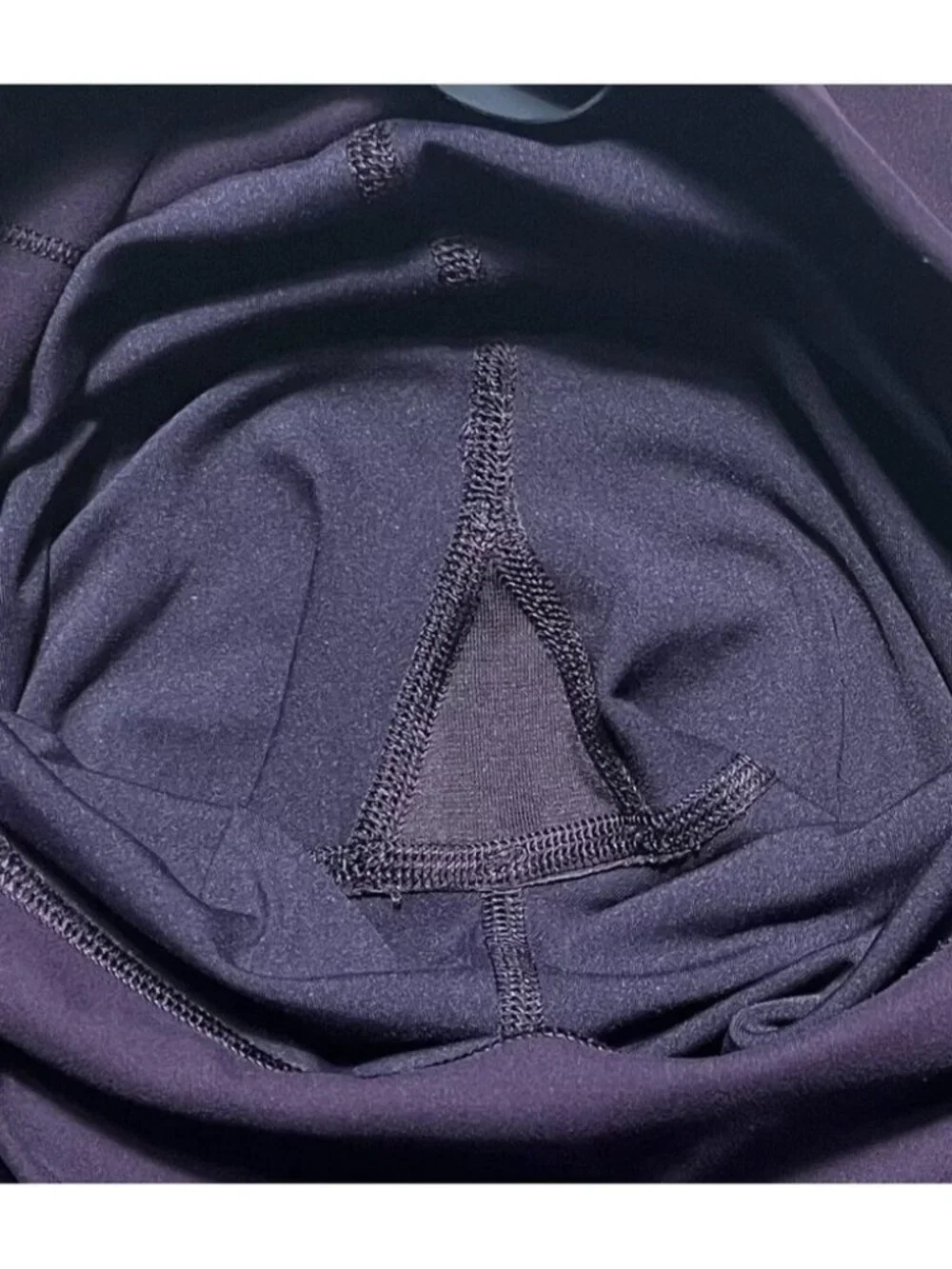 Lululemon In Movement Purple Everlux Cropped Leggings - Women Size 6 *Stained